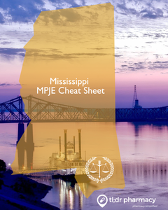 MPJE Cheat Sheet: Mississippi