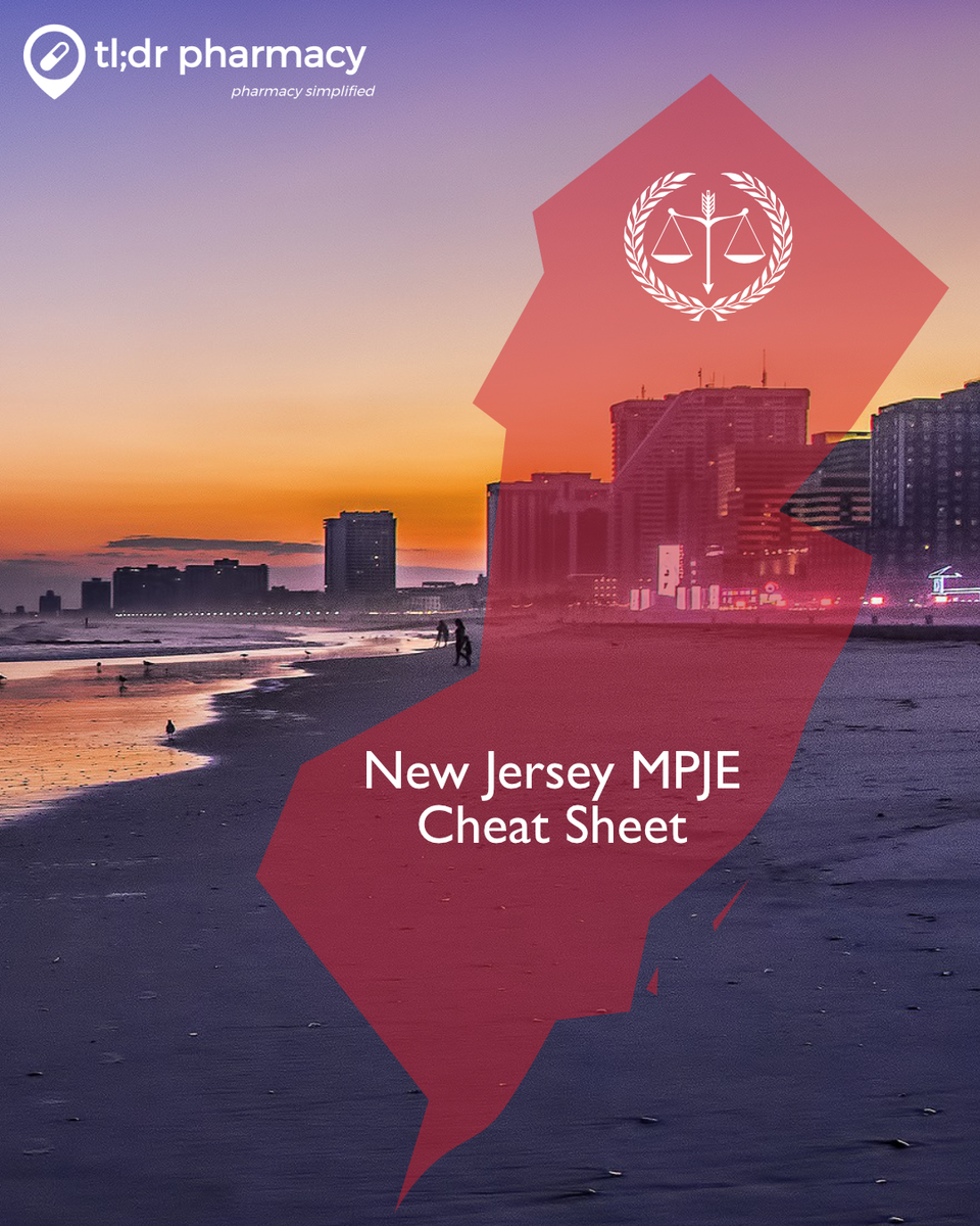 MPJE Cheat Sheet: New Jersey – tl;dr pharmacy