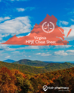 MPJE Cheat Sheet: Virginia