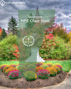 MPJE Cheat Sheet: Vermont